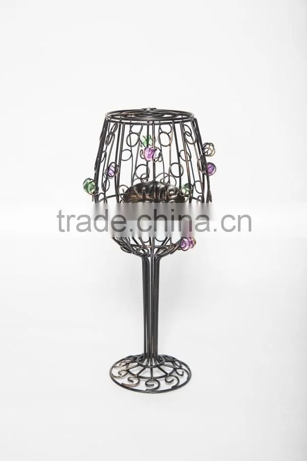 eco friend metal wine cork holder