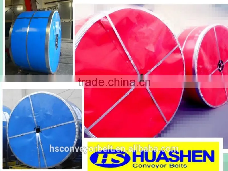 Polyurethane nylon rubber belt for conveyor ore