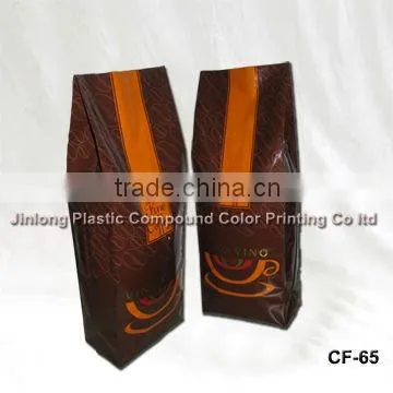 Wholesale side gusset flat bottom coffee bag