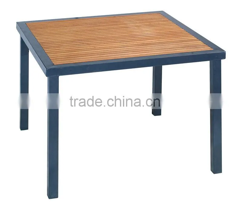 modern cheap K/D outdoor PE rattan table