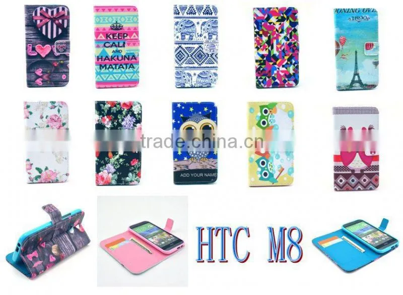 2015 new design factory price high quality For HTC M8 Mobile Phone Case
