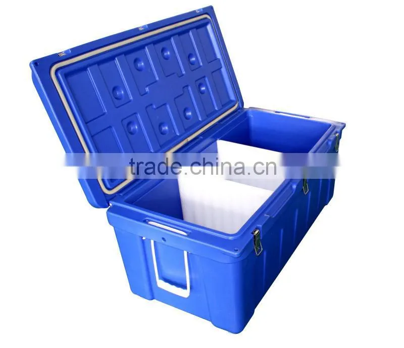 Plastic Ice cooler box ( Material: PE&PU )