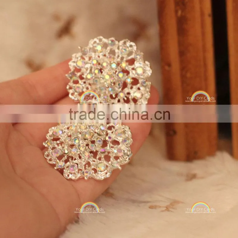 modern fancy rhinestone brooch design