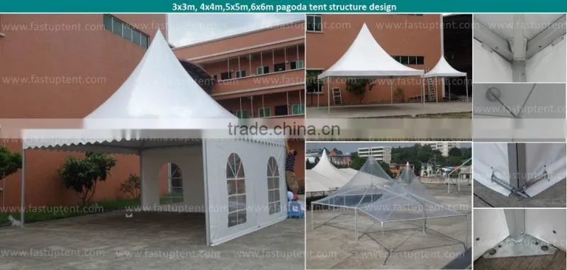 Aluminum hexagon pagoda tent for party, catering event ,wedding