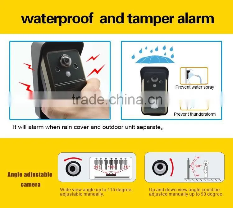 security cameras door bell wireless video door phone wireless door bell
