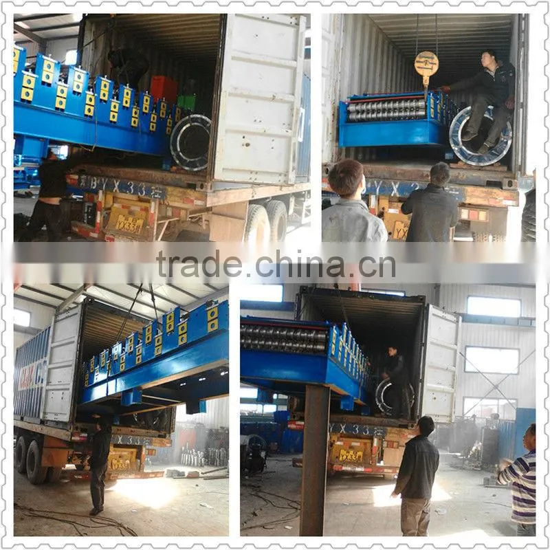 Trade Assurance Automatic Color Coated Metal Glazed Tile and Steel Corrugated Sheet Double Layer Roll Forming Machine