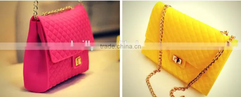 2016 New hot design silicone rubber Beach shopping Bag with zipper