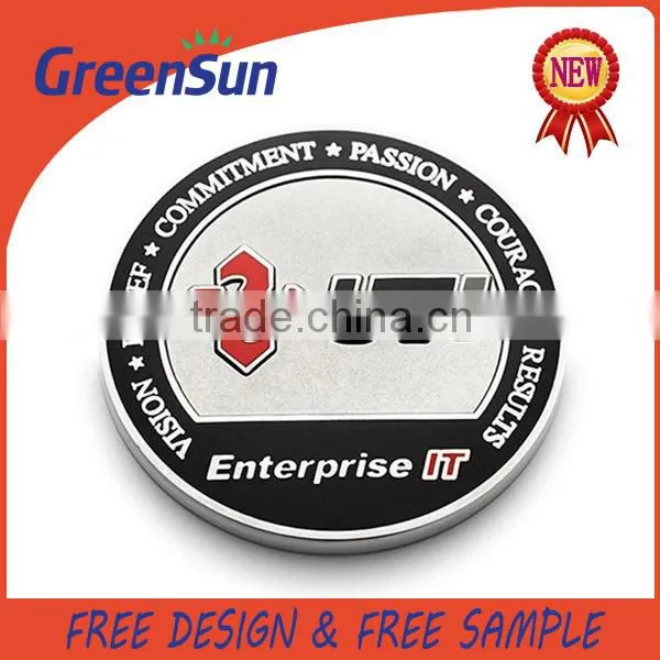 2015 Wholesale factory price silver memory coin producer