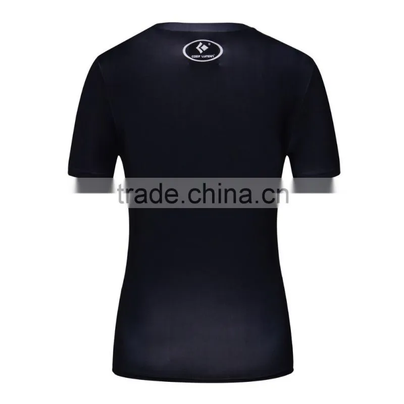 Ladies DC Comics Superhero Wonder Women/Bat-men/ Captain America Athletic T Shirt Compression Bodybuilding Tee Tops