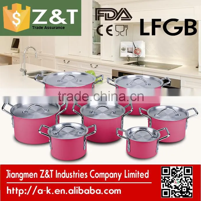 Trade Assurance wholesale colorful aluminum korean kitchenware