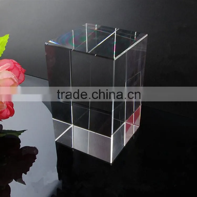 transparent decorative glass blocks laser etched grs engraving crystal block