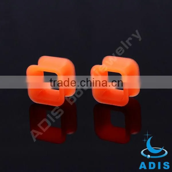 fancy silicone ear gauges plug expanders square