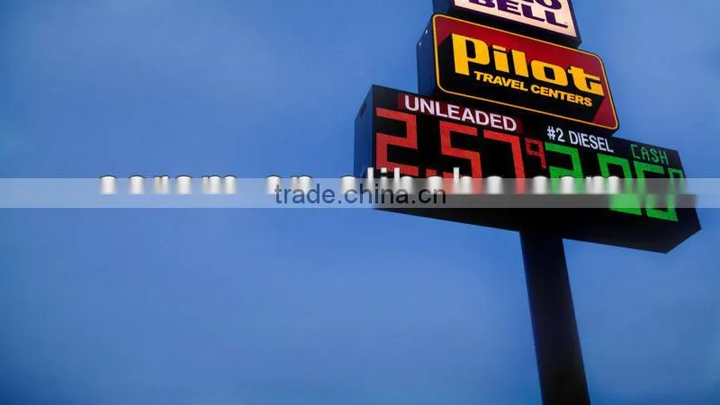 Gas Station 7segment Digital led gas price signs