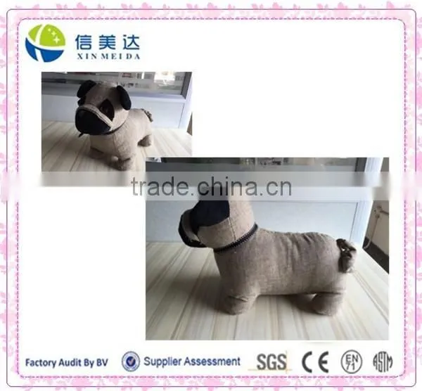 Plush Custom Pug Dog Stuffed Door Stop