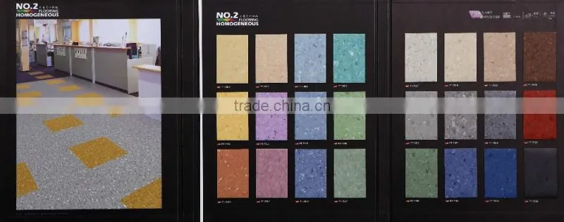 Multiple design color Surface Treatment china plastic pvc flooring
