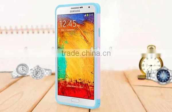 New fashion simple style customized silicone rubber phone cover for samsung galaxy note 3