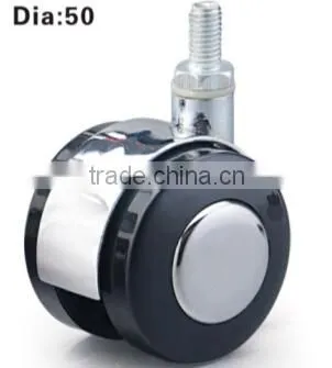 Nylon Caster Wheel Threaded Rod Caster Stem Caster 50mm Nylon and Metal Alloy Caster Furniture Caster