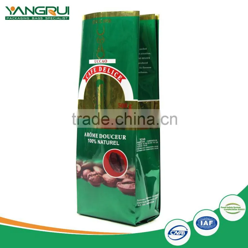 best sale accordion pocket colorful printing food pouch good security recyclable coffee bags heat sale top