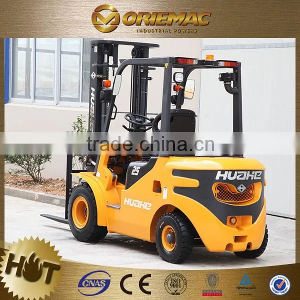HUAHE 2500kg diesel forklift with 3-stage mast HH25Z