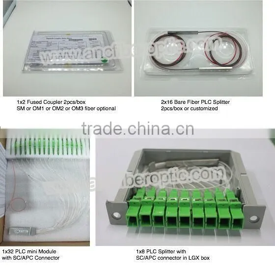 Manufacturer 1x8 Mini Module Fiber Optical Splitter/1x8 PLC Splitter