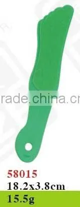 green color plastic foot file