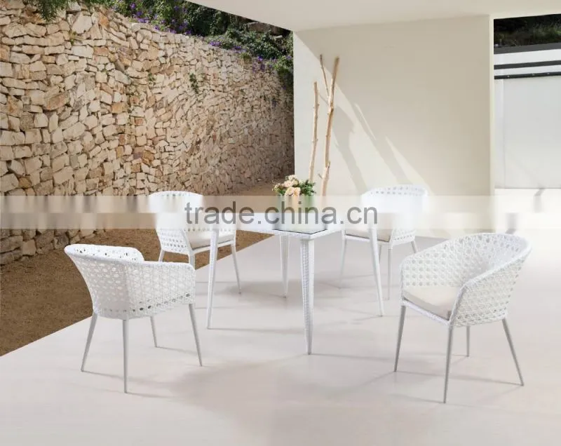 Noble modern restaurant dining hotel rattan table chairs