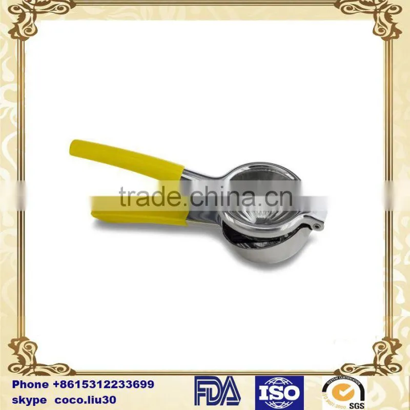 red silicone handlelemon squeezer stainless steel 18/10ZDT1603012