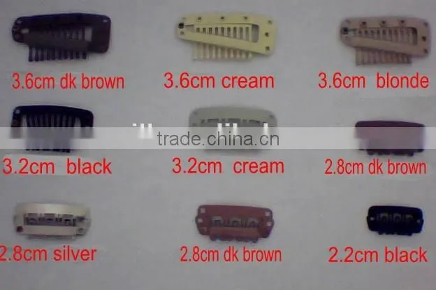 wholesale hair clips plain hair clips hair extension snap clips 3.2cm 2.8cm 2.2cm