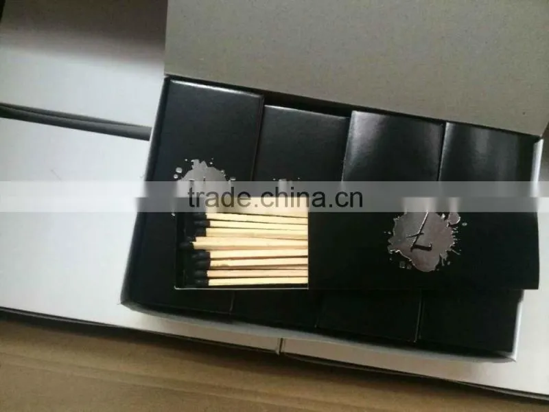 promotional gift cigar match with good quanlity and customize logo hotstamping
