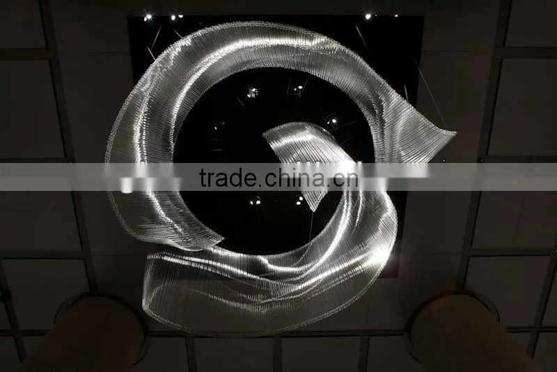 2013 glass art decoration building glass art lighting hotel lighting