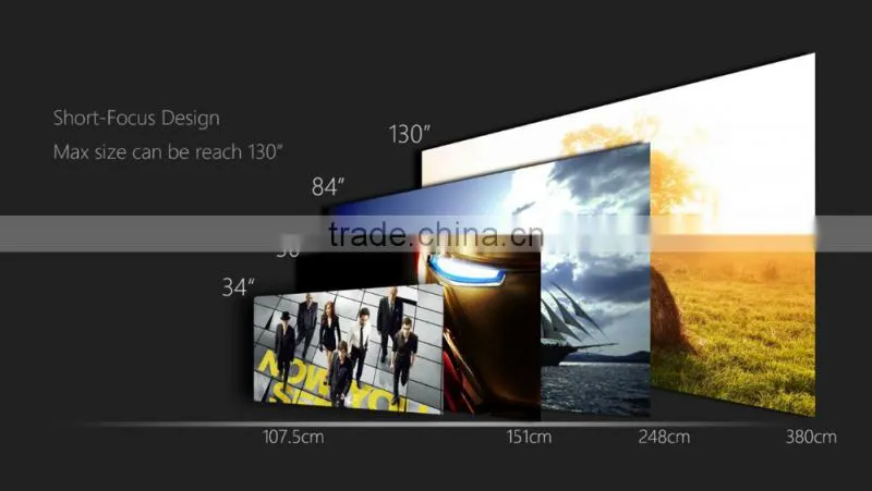 UNIC UC46 Projector Portable Red-Blue 3D Effect Simplified Micro Full HD 1080P with WIFI Home Cinema LED Projector US/EU/UK Plug