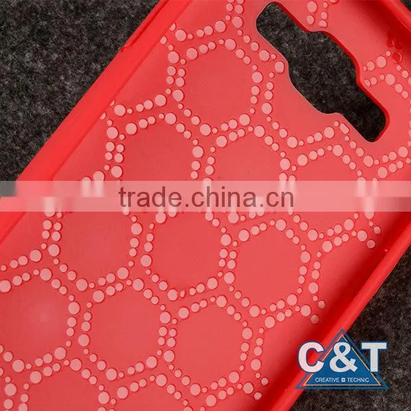 C&T HEAVY DUTY DUAL LAYER BRUSHED METAL PATTERN Protective Rugged Armor Case for Samsung Galaxy A9 Pro