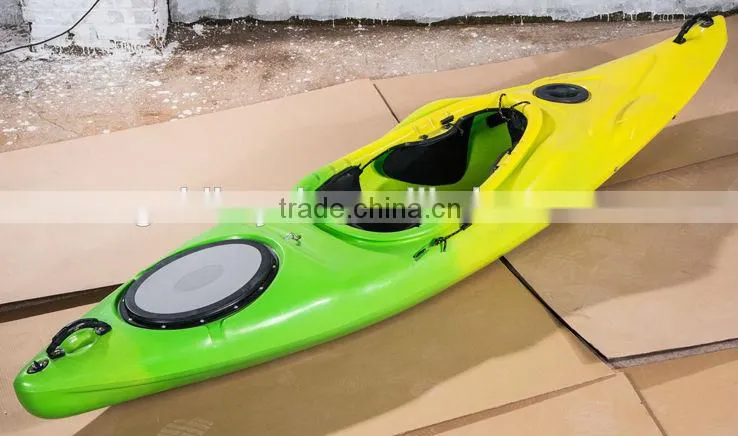 hot selling single sit in kayak & one person plastic kajak & sport kayak