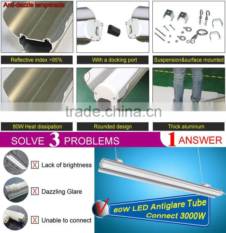 40w 60w 2015 new tube led lighting,led light tube,led fluorescent tube