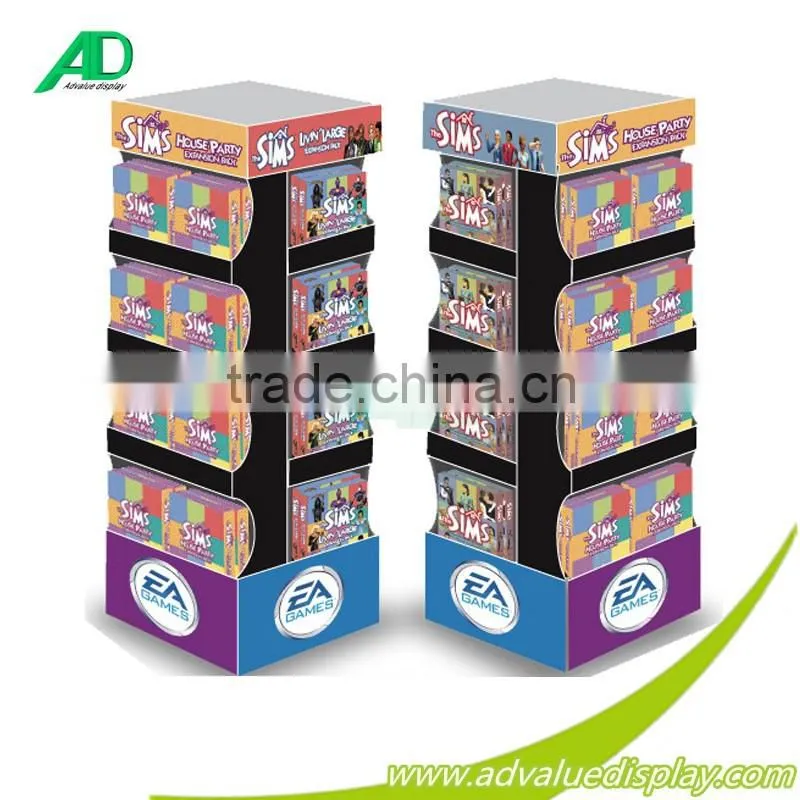 Cardboard Paper Stands Pallet display in supermarket