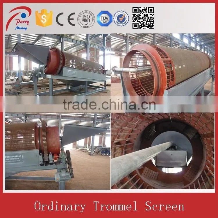 Popular YMT Model Moible Trommel Gold Washing Machine In Ghana