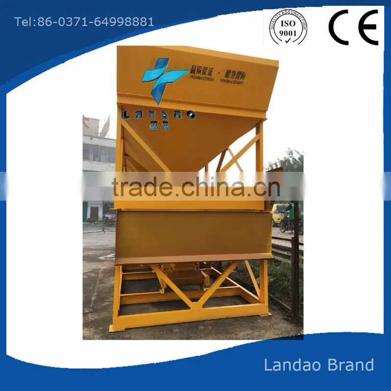Concrete batching machine PLD1600 in concrete mixing plant