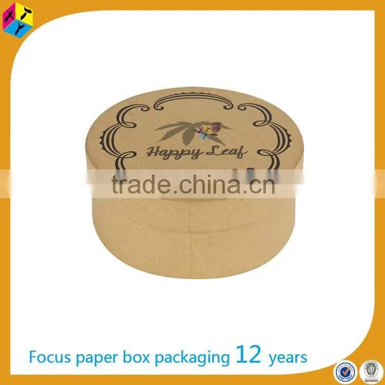 custom recycled kraft tube packaging mini paper box