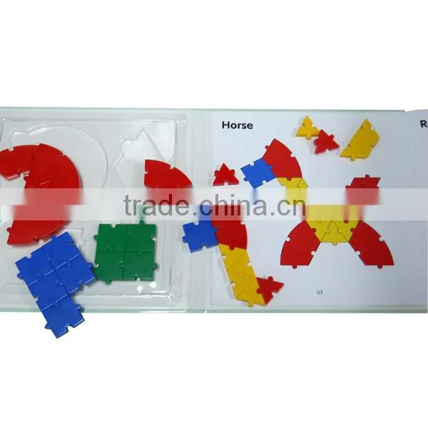 Plastic letter puzzle game,puzzle educational toys