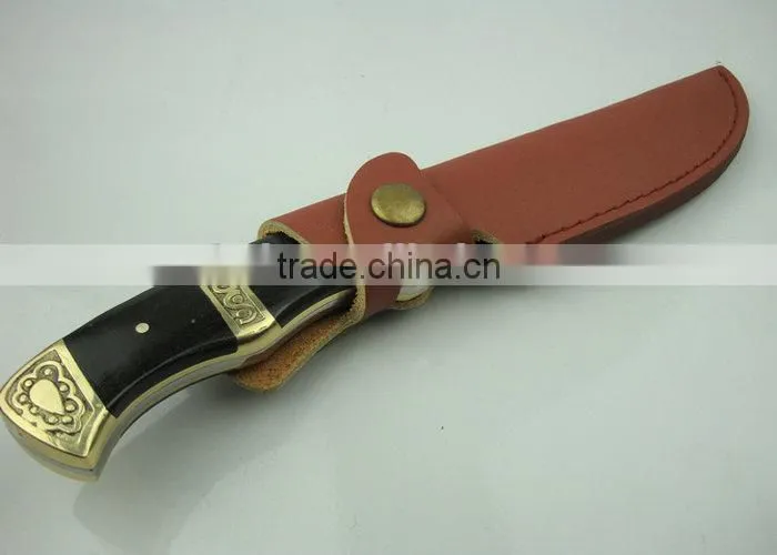 OEM Hunting Knife with Ebony/Brass Handle