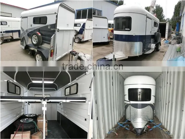 Hot sale 2 horse trailer striaght load with good price