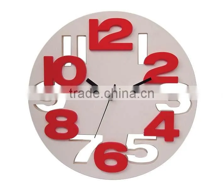 3D digital wall clock