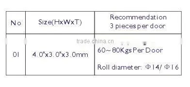 stainless steel door hinge