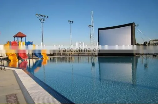 Pool Decoration Inflatable Movie Theater Screen