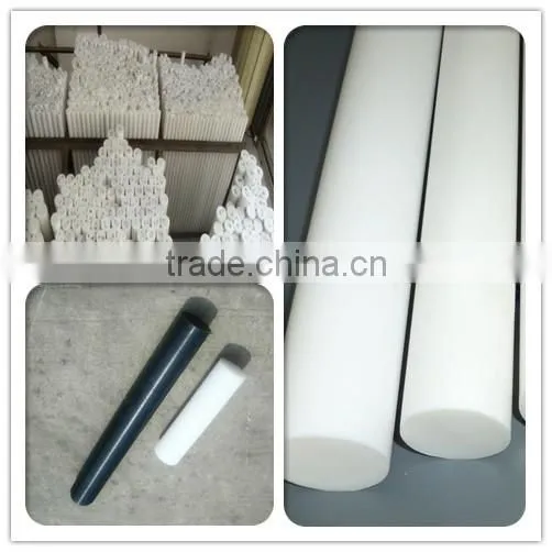 White extruding HDPE bar, colored plastic rod made in China