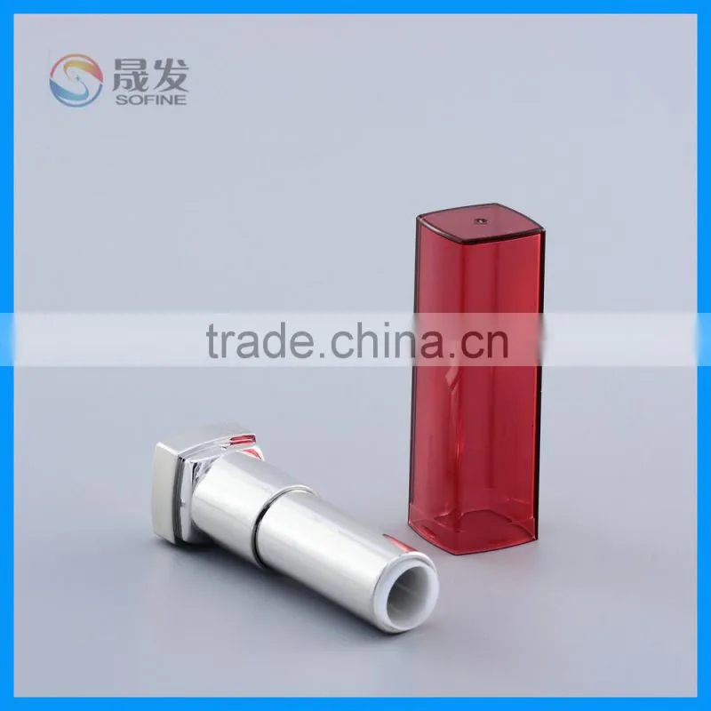 Luxury empty square lipstick tube/lipstick case/lipstick container