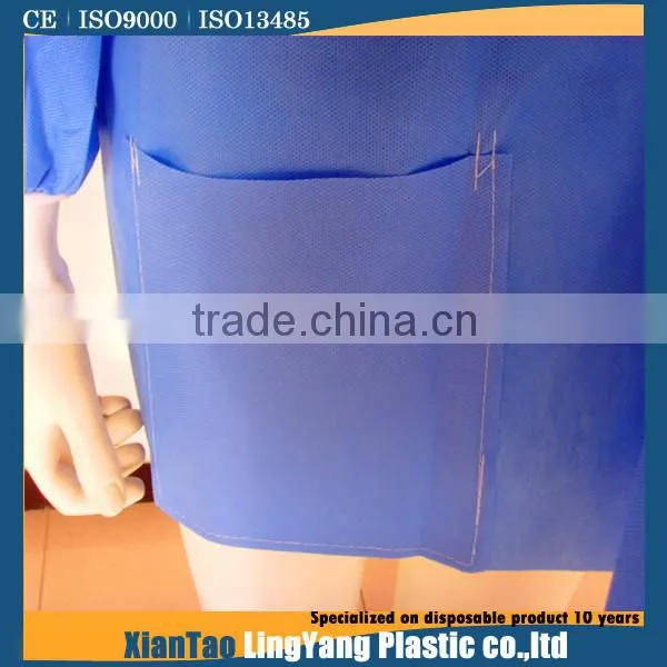 Marketable products china sales!Nonwoven disposable lab coat