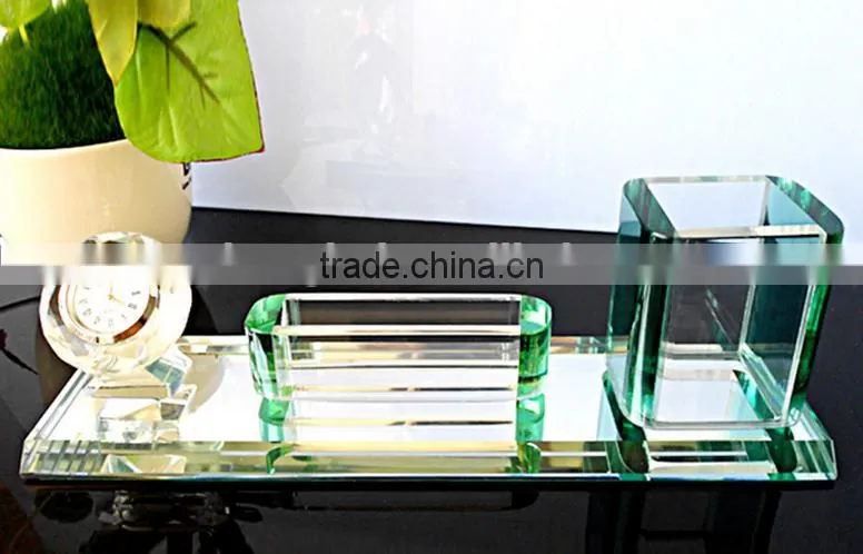 Morden clear crystal office set