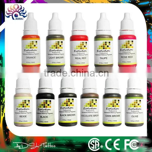 Evolution belge permanent makeup pigment