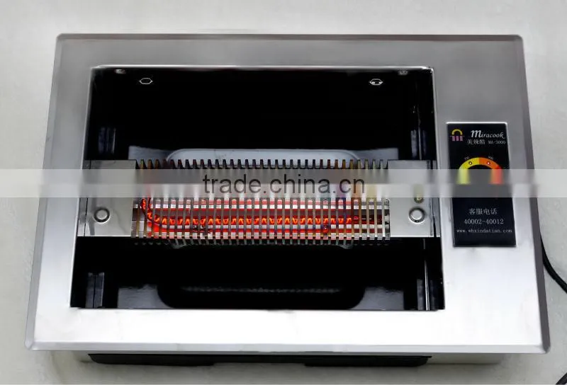electric stone grill,industrial electric grill with stainless steel/CE,UL.